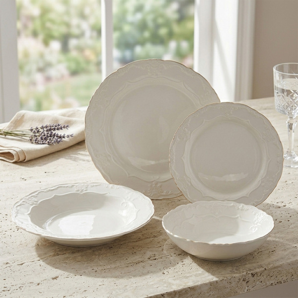 Amoria Bone 24 Parça Yemek Takimi - 3