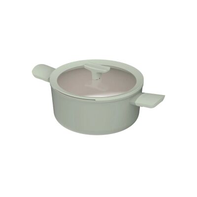 Berghoff Balance Sage Yapışmaz Seramik Kapaklı Tencere 24x11,5 cm