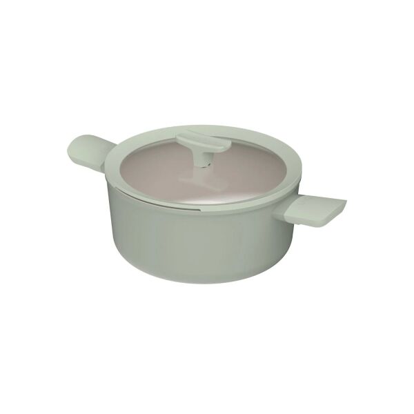 Berghoff Balance Sage Yapışmaz Seramik Kapaklı Tencere 24x11,5 cm - 1