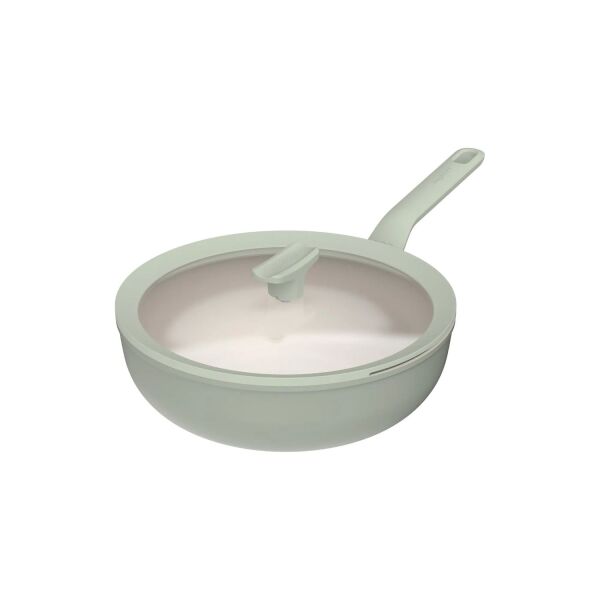 Berghoff Balance Sage Yapışmaz Seramik Kapaklı Wok Tava 28 cm - 1