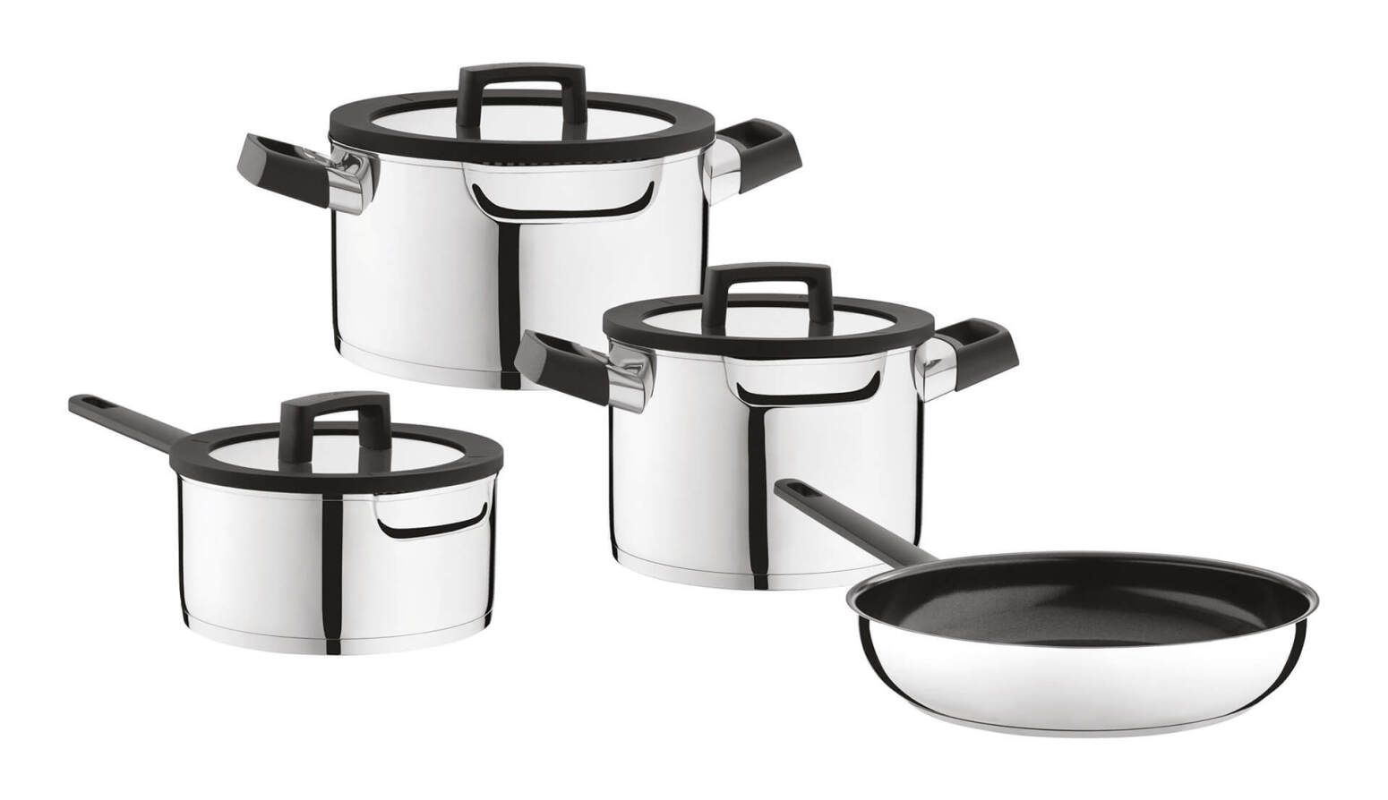 Berghoff Essentials 7 Parça 18/10 Paslanmaz Çelik Tencere Seti - 1