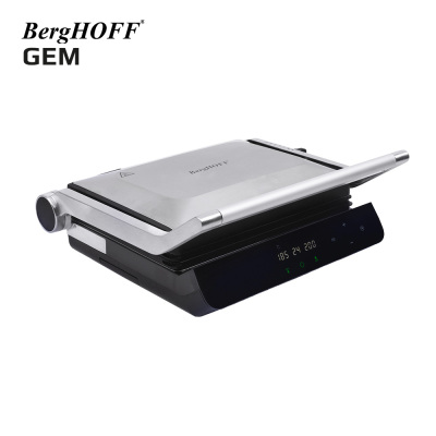 BergHOFF GEM TITAN Gümüş Gri Çelik Izgara ve Tost Makinesi - 4