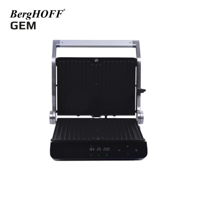 BergHOFF GEM TITAN Gümüş Gri Çelik Izgara ve Tost Makinesi - 6