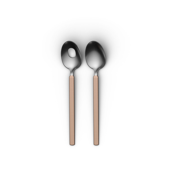 Berghoff Home Belly 2 Parçalı Salata Servis Seti Sıcak Pembe