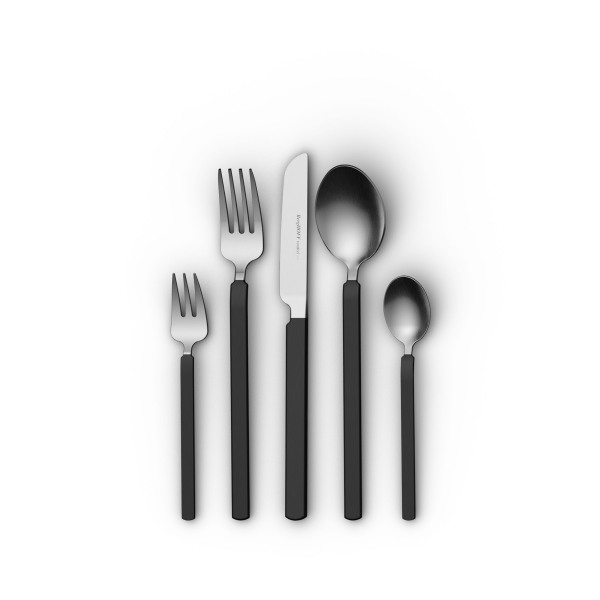 Berghoff Home Belly 20 Parça Çatal Bıçak Takımı Füme Siyah - 1
