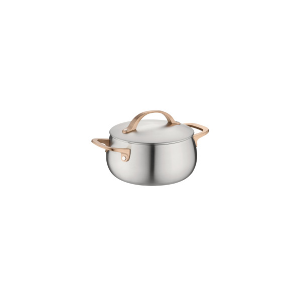Berghoff Home Belly Kapaklı Güveç Tenceresi 18cm Warm Pembe