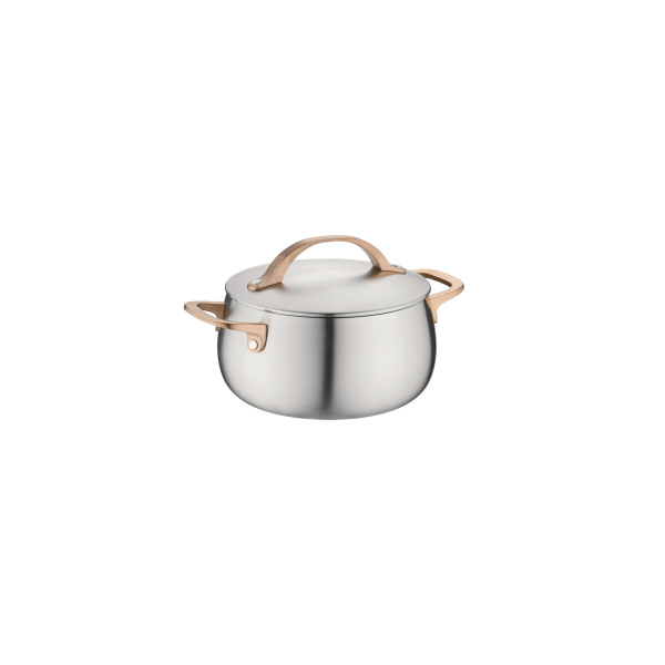 Berghoff Home Belly Kapaklı Güveç Tenceresi 20cm Warm Pembe - 1
