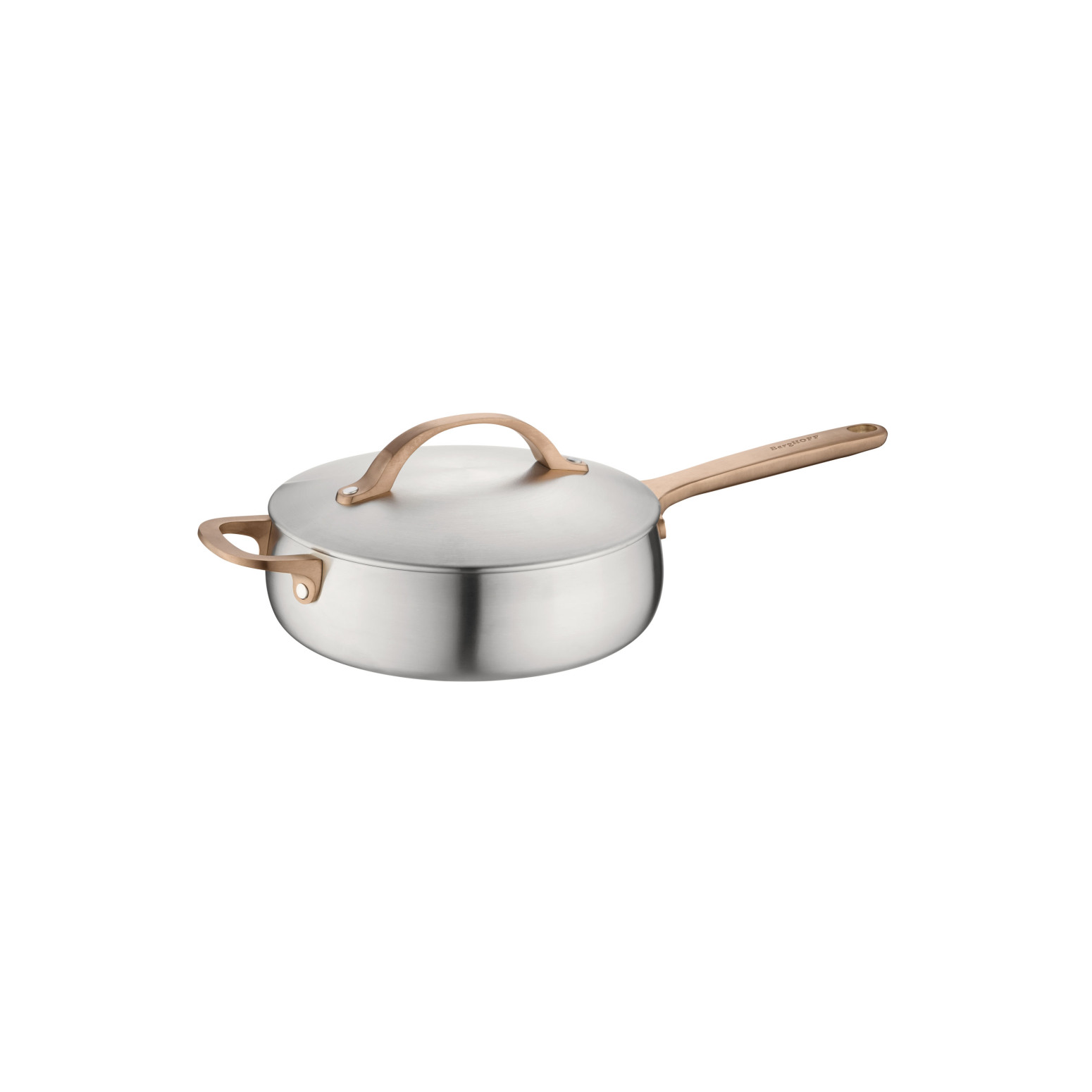 Berghoff Home Belly Kapaklı Sote Tavası 24cm Warm Pembe - 1