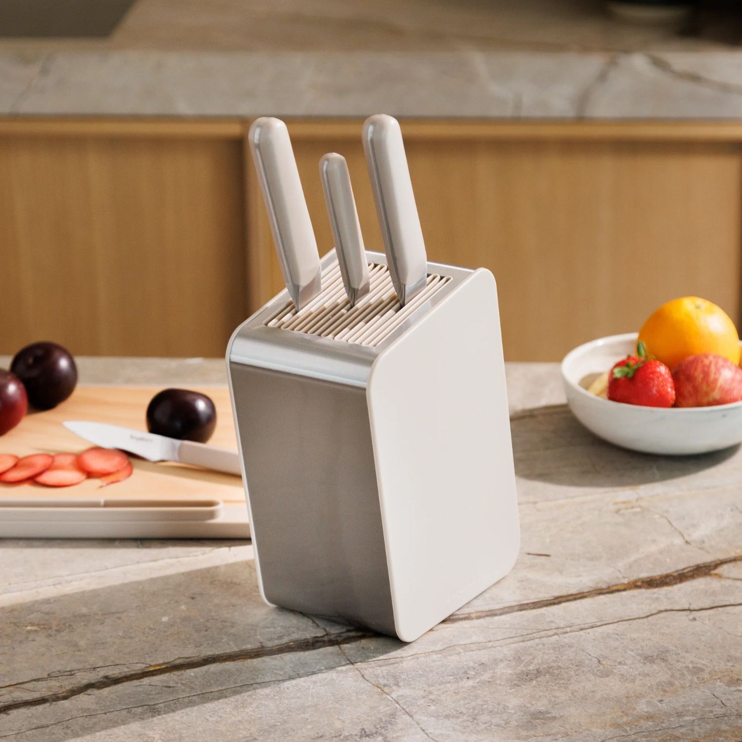 Berghoff Home Elements Dikdörtgen Bıçak Blok Mushroom - 2