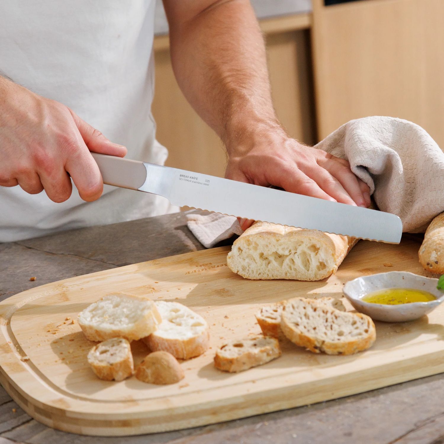 Berghoff Home Elements Ekmek Bıçağı Mushroom 20cm - 2