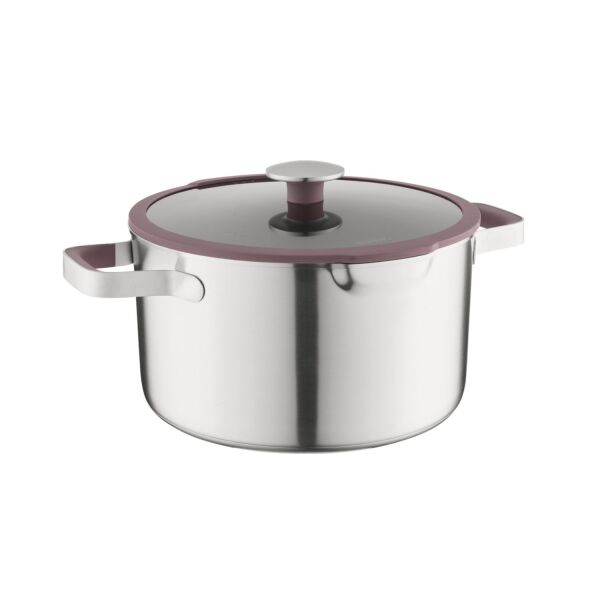 Berghoff Home Elements Kapaklı Tencere 26cm Peppercorn - 1