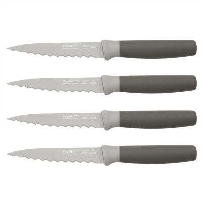 Berghoff Leo 18/10 Paslanmaz Çelik 4 Parça Biftek Bıçak Seti