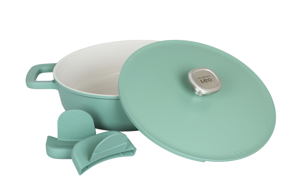 Berghoff Leo Phantom Kapakli Yapişmaz Pilav Tenceresi 28 Cm Forest Green (1)