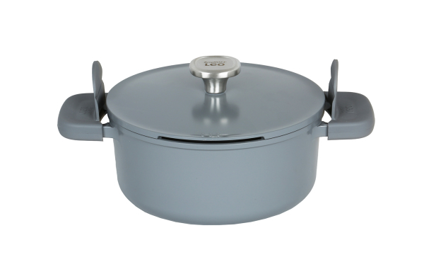 Berghoff Leo Phantom Kapakli Yapişmaz Tencere 24 Cm Smoked Grey - 1