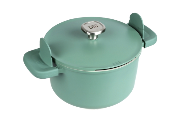 Berghoff Leo Phantom Kapakli Yapişmaz Derin Tencere 24 Cm Forest Green