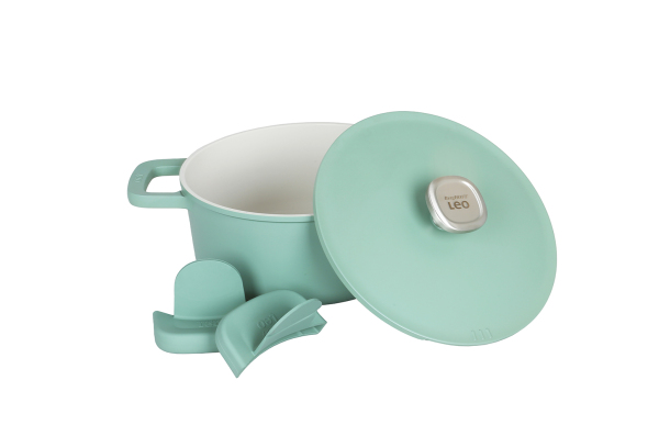 Berghoff Leo Phantom Kapakli Yapişmaz Tencere 24 Cm Forest Green (1)