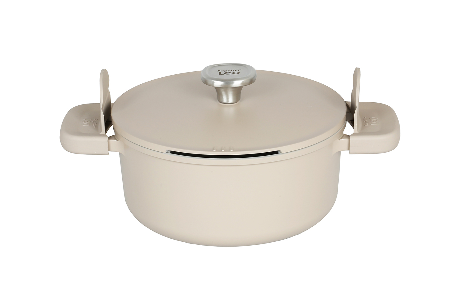 Berghoff Leo Phantom Kapakli Yapişmaz Tencere 24 Cm Latte - 1