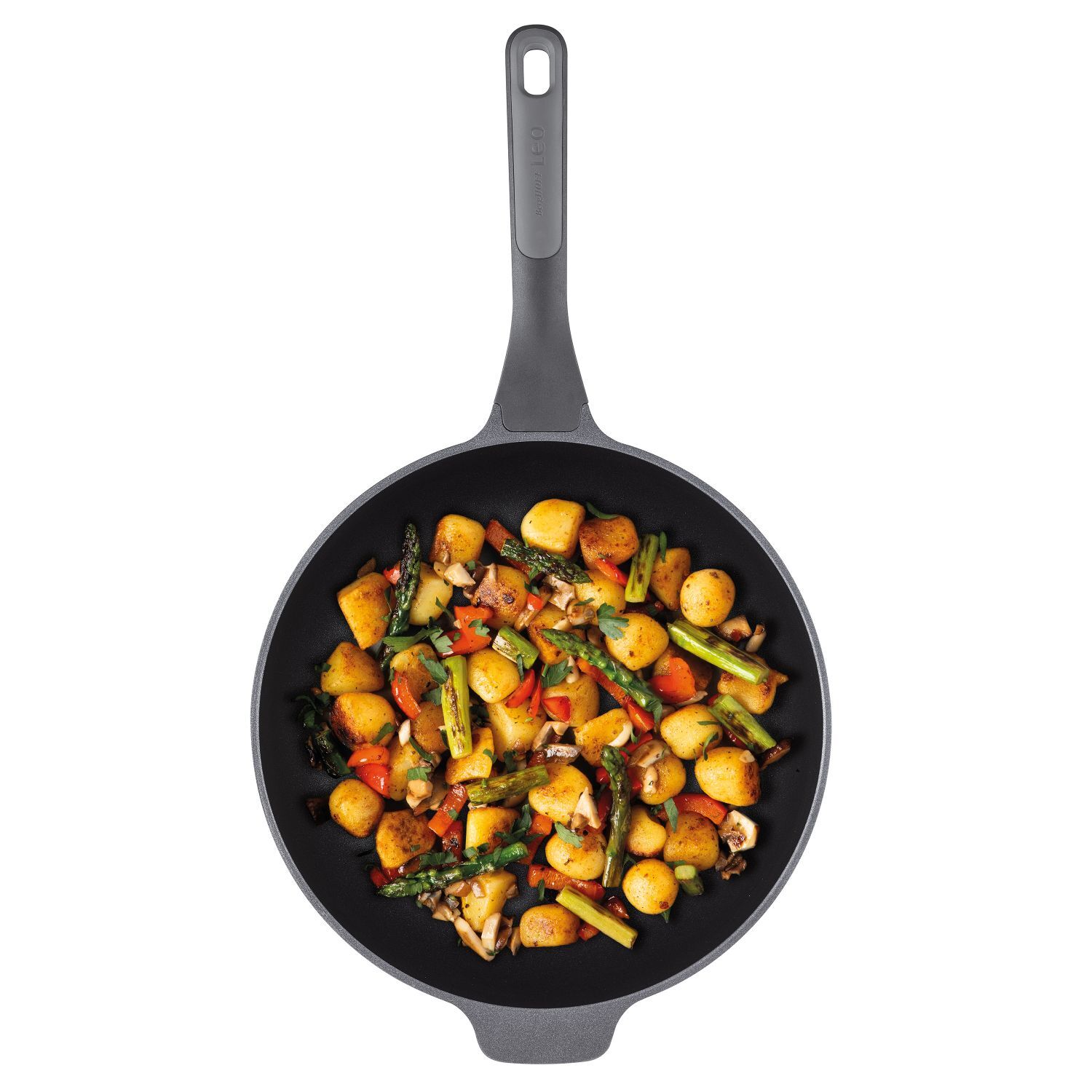 BergHOFF LEO STONE Yapışmaz Alüminyum Döküm Wok Tava 30 cm - 2