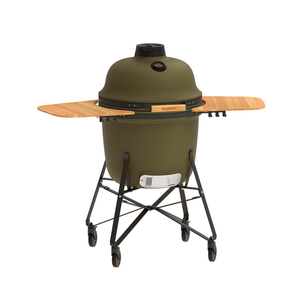 Berghoff Ron Mat Haki Yeşil Büyük Seramik Barbekü ve Fırın 58 cm - 1