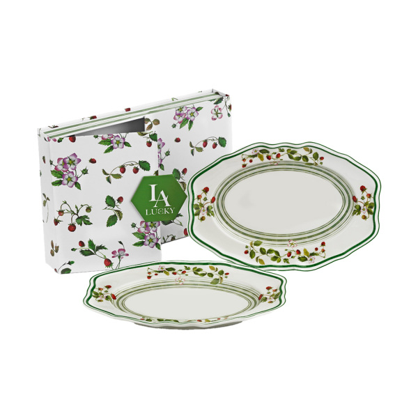 Blassom Bone 2’li Oval Tabak Seti 30 cm - 1
