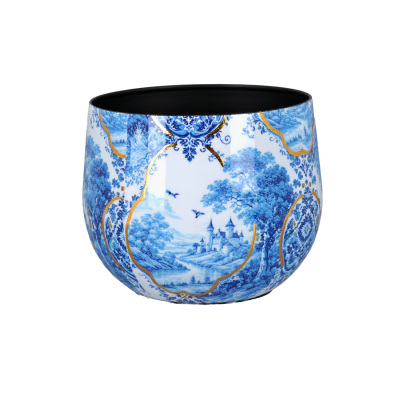 Blue Heritage Dekoratif 3'Lü Saksı Seti (1)