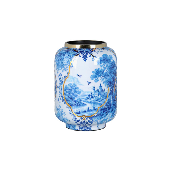 Blue Heritage Dekoratif Vazo 20cm - 1