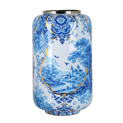 Blue Heritage Dekoratif Vazo 35cm