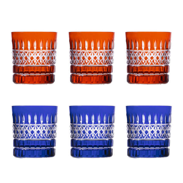 Duology Colour 6'lı Meşrubat Bardağı Seti 360 ml - 1