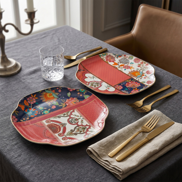 Etro Bone 27 cm 2Li Tabak Seti (1)