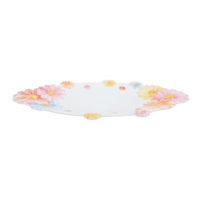 Florista Melamin Oval Servis Tepsisi 54cm (1)