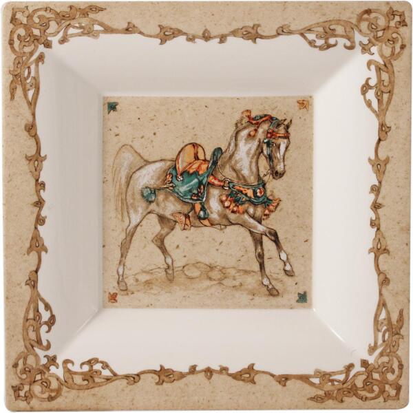 Gien Chevaux du Vent XL Kare Şekerlik 22 cm - 1