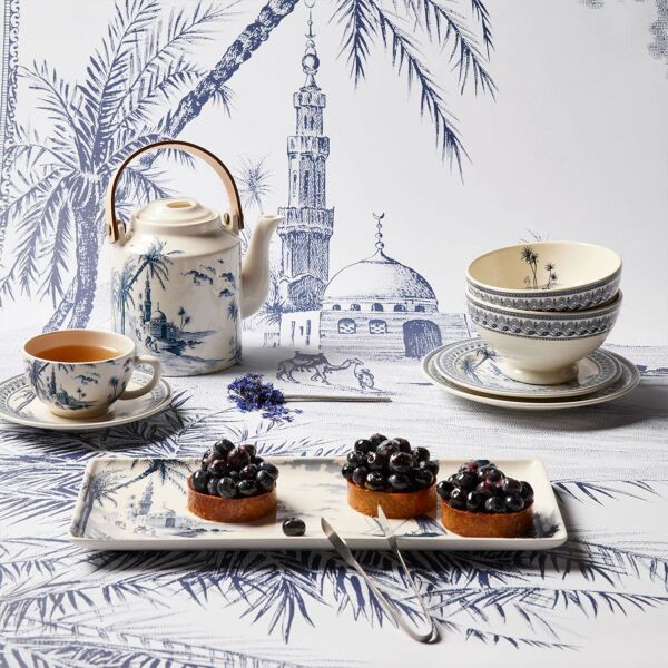 Gien Depareillees Bleu 2'li Espresso Fincan ve Tabağı Seti 80 ml - 5