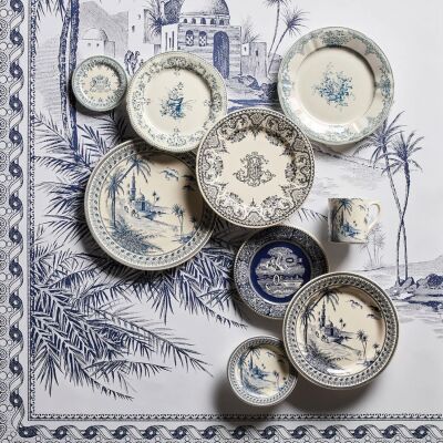 Gien Depareillees Bleu Makarna Tabağı 27 cm - 3