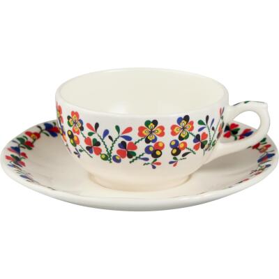 Gien France Chance Folle 2'li Çay Fincanı ve Tabağı Seti 130 ml (1)