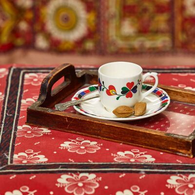 Gien France Chance Folle 2'li Espresso Fincan ve Tabağı Seti 85 ml - 5