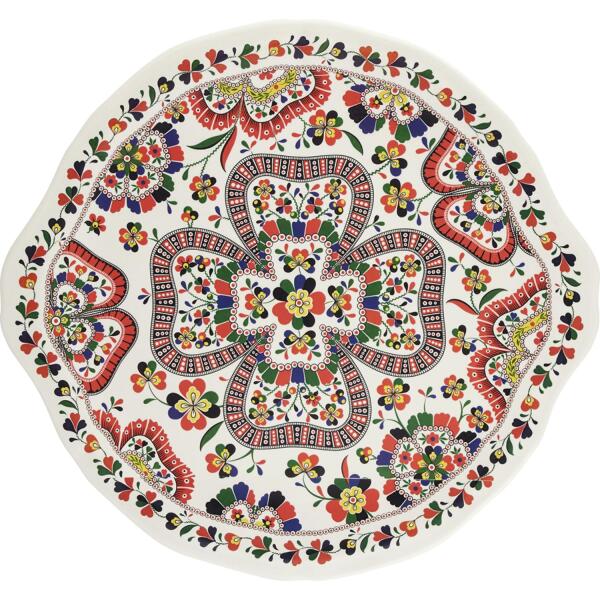 Gien France Chance Folle Pasta Servis Tabağı 34 cm - 1
