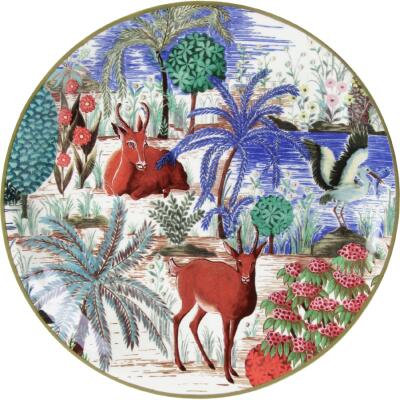 Gien Jardin du Palais 4'lü Karışık Kanape Tabağı Seti 17 cm (1)