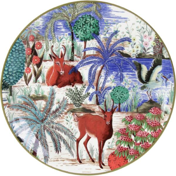 Gien Jardin du Palais 4'lü Karışık Kanape Tabağı Seti 17 cm - 2