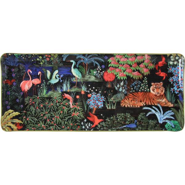 Gien Jardin du Palais Dikdörtgen Servis Tepsisi 36x16 cm - 1