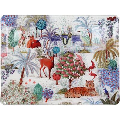 Gien Jardin du Palais Küçük Akrilik Servis Tepsisi 37 cm
