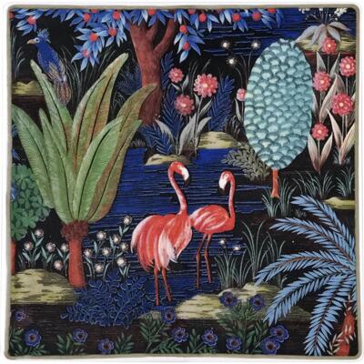 Gien Jardin du Palais Orta Boy Kare Tabak 17 cm