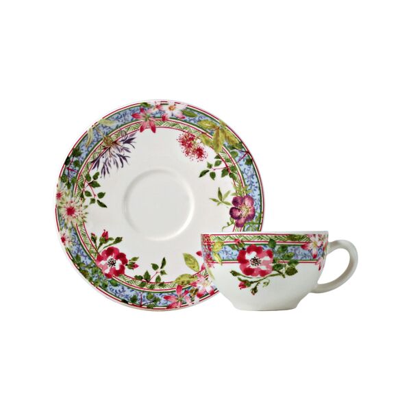 Gien Millefleurs 2'li Çay Fincanı ve Tabağı Seti 160 ml - 2
