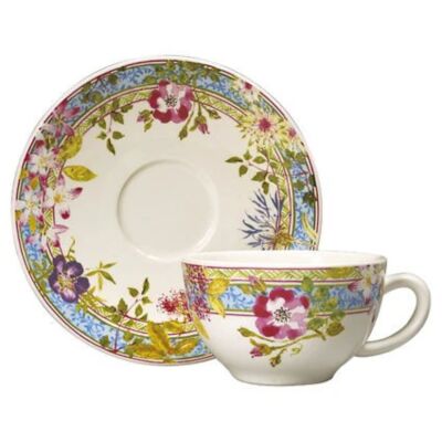 Gien Millefleurs 2'li Kahvaltı Fincan ve Tabağı Seti 260 ml (1)