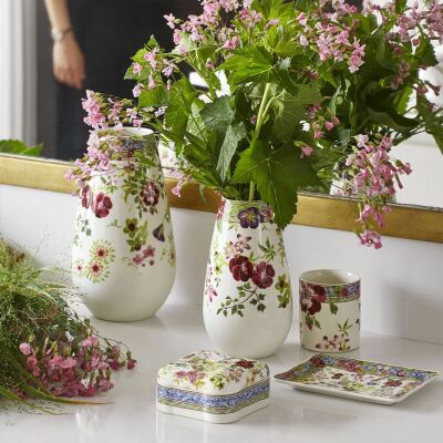 Gien Millefleurs Contour Vazo 27 cm (1)