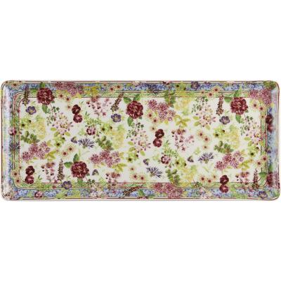 Gien Millefleurs Dikdörtgen Servis Tepsisi 36x16 cm