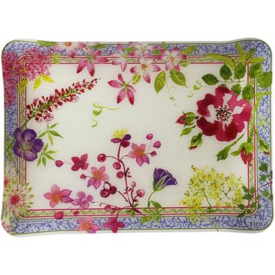 Gien Millefleurs Küçük Akrilik Servis Tepsisi 37 cm