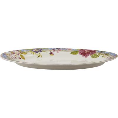 Gien Millefleurs Oval Servis Tabağı 37x26 cm (1)