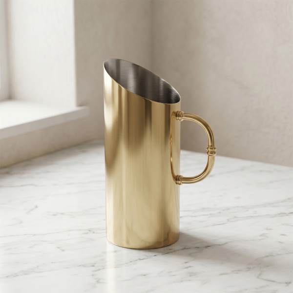 Gold Paslanmaz Çelik Tasarım Karaf 1600 ml - 2