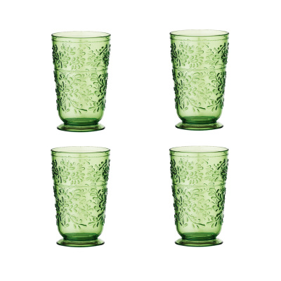 Laurus Akrilik Yeşil 4’lü Bardak Seti 450ml