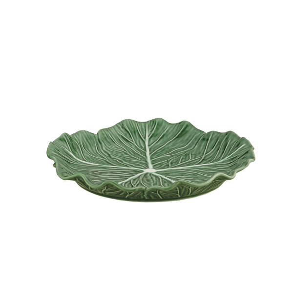 Lefora Porselen Yaprak Formlu 27 cm Servis Tabağı - 1
